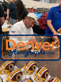 Chris Cooley Autographed Washington Redskins Speed Mini Helmet Beckett 48058