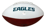 Cooper Dejean Signed Eagles Logo Football Fanatics w/ Super Bowl 59 LIX Case