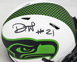 DEVON WITHERSPOON AUTOGRAPHED SEAHAWKS LUNAR ECLIPSE MINI HELMET MCS HOLO 216010
