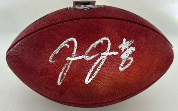 Packers Running Back JOSH JACOBS Signed Wilson NFL Authentic Football AUTO - BAS