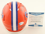 Kyle Pitts Signed Florida Gators Mini Helmet (Beckett COA) 2021 Pro Bowl T.E