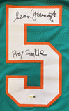 Sean Young Ace Ventura Signed Laces Out Jersey Ray Finkle Inscribed JSA QR