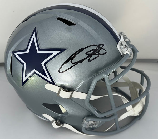 Cowboys Receiver CEEDEE LAMB Signed Full Size Replica Speed Helmet AUTO - FAN