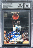Magic Shaquille O'Neal Signed 1993 Stadium Club #100 Card Auto 10! BAS Slabbed