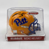 Autographed/Signed Damar Hamlin Pittsburgh Panthers Mini Helmet Beckett COA