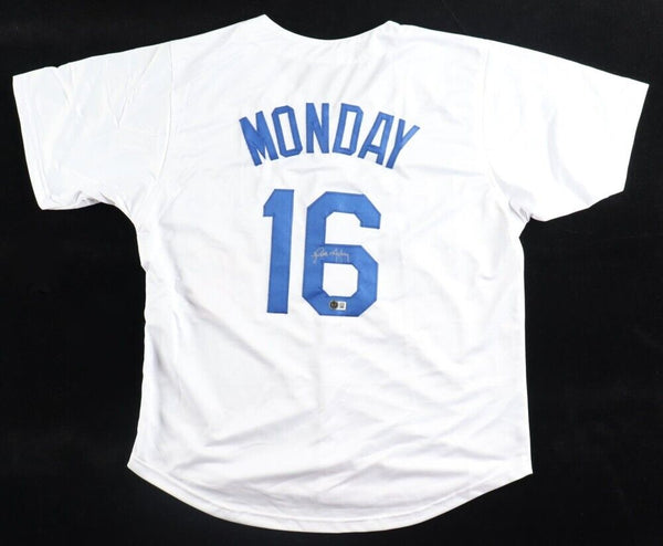 Rick Monday Signed Los Angeles Dodgers Jersey (Beckett) 1981 World Series Champs