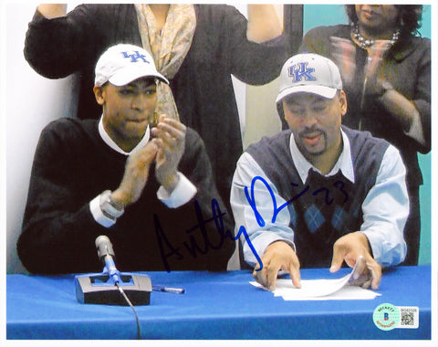 Kentucky Anthony Davis Authentic Signed 8x10 Photo Autographed BAS #BG82326