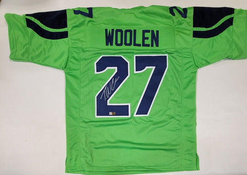 TARIQ WOOLEN AUTOGRAPHED SIGNED PRO STYLE JERSEY w/ Players ink Holo