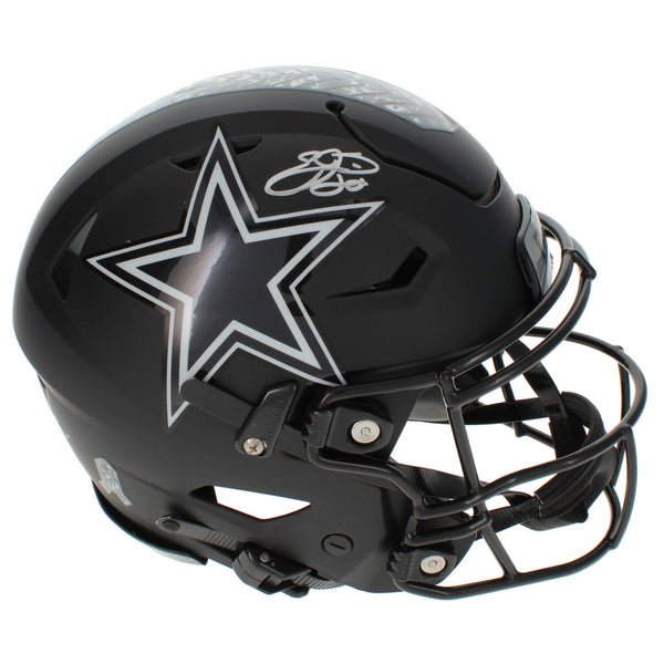 Emmitt Smith Autographed Cowboys 2026 Salute to Service Speedflex Helmet Beckett