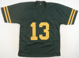 Dontayvion Wicks Signed Green Bay Packers Color Rush Jersey (JSA) Wide Receiver