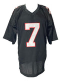 Michael Vick Signed Custom Black Pro-Style Football Jersey BAS ITP