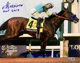 Victor Espinoza Signed 8x10 American Pharoah Photo HOF 2017 Insc Steiner CX