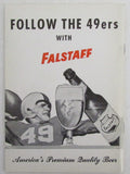 1960 San Francisco 49ers Press/Media Guide