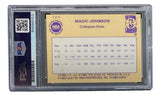 Magic Johnson Signed LA Lakers 1986 Star #2 Trading Card PSA/DNA Gem MT 10