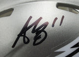 A.J. Brown Autographed Flash Alternate Mini Football Helmet Eagles JSA 176725