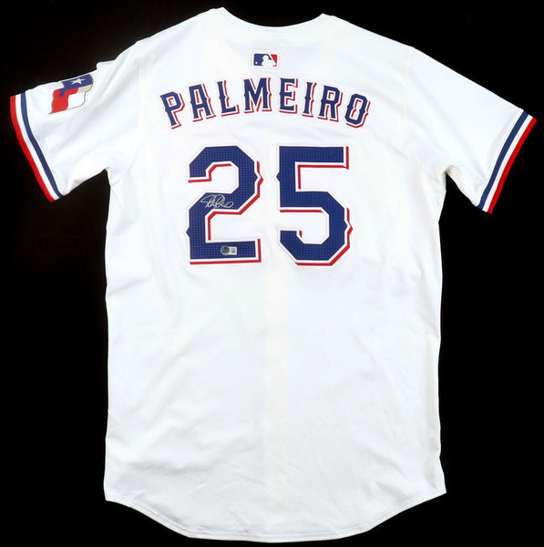 Rafael Palmeiro Signed Texas Rangers Nike Jersey (JSA) 500 HR/ 3000 Hit Club