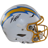 Keenan Allen Autographed Los Angeles Chargers SpeedFlex Helmet Beckett WIT 54965