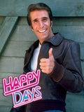 Henry Winkler Signed "Happy Days" T-Bird Leather Jacket Inscribed Fonz /Schwartz