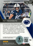 Pat Freiermuth Signed 21 Prizm Draft Pick Red Cracked Ice #127 Beckett 56981