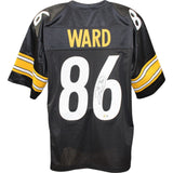 Hines Ward Autographed/Signed Pro Style sz XL Jersey Beckett Witness 50283