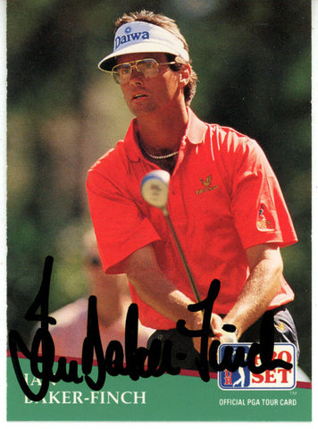 Ian Baker-Finch Signed 1991 Pro Set #157 Trading Card Beckett 44829