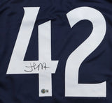 Josh Manson Signed Colorado Avalanche / Rockies Throwback Jersey (Beckett)