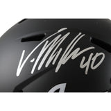 Von Miller Autographed Texas A&M Aggies F/S Script Helmet Beckett Witness 54705