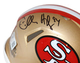 Charles Haley Autographed San Francisco 49ers TB '64-'95 Mini Helmet BAS 40200