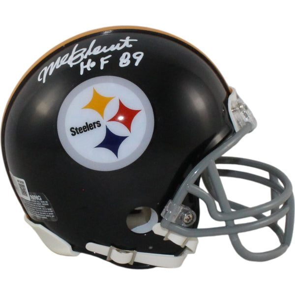 Mel Blount Autographed Pittsburgh Steelers TB VSR4 Mini Helmet HOF Beckett 55054