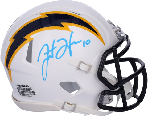 Autographed Justin Herbert Los Angeles Chargers Mini Helmet Item#13376106 COA