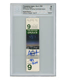 Eric Dickerson Autographed/Signed Ticket Stub 12/4/1983 83 ROY Beckett 40337