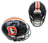 Terrell Davis Signed Denver Broncos Speed Flex Authentic Color Rush Helmet- HOF