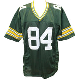 Sterling Sharpe Autographed/Signed Green Pro Style Jersey Beckett 45973