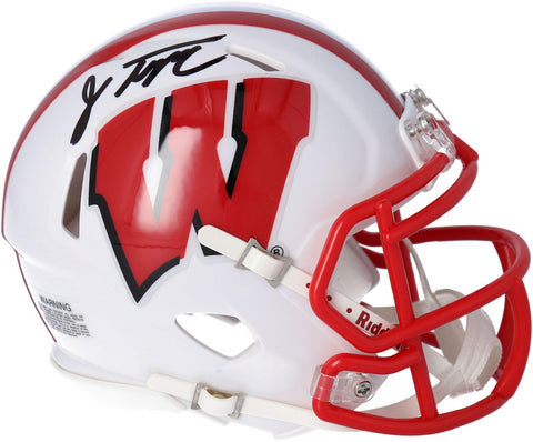 Jonathan Taylor Wisconsin Badgers Signed Riddell Speed Mini Helmet