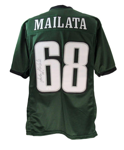 Jordan Mailata Signed Custom Football Jersey Philadelphia Eagles JSA 183394