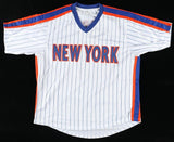 Wally Backman Signed New York Mets Jersey (PSA COA) 1986 World Champ 2nd Baseman
