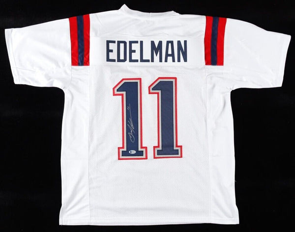 Julian Edelman Signed New England Patriots Jersey Beckett /3xSuper Bowl Champion