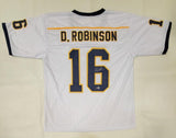 Denard Robinson Signed Michigan Wolverines White Home Throwback Jersey (Beckett)
