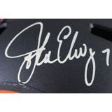 John Elway Autographed Denver Broncos F/S 2024 Helmet Beckett Witness 50235