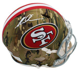 Mike Evans Signed San Francisco 49ers Speed Authentic Camo NFL Helmet