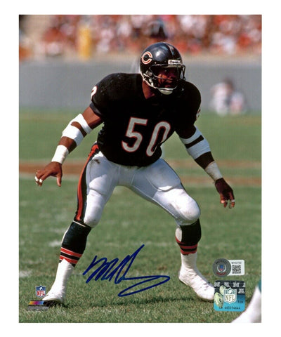 Mike Singletary Autographed/Signed Chicago Bears 8x10 Photo Beckett 42094
