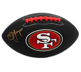Steve Young Signed San Francisco 49ers Embroidered Black NFL Football