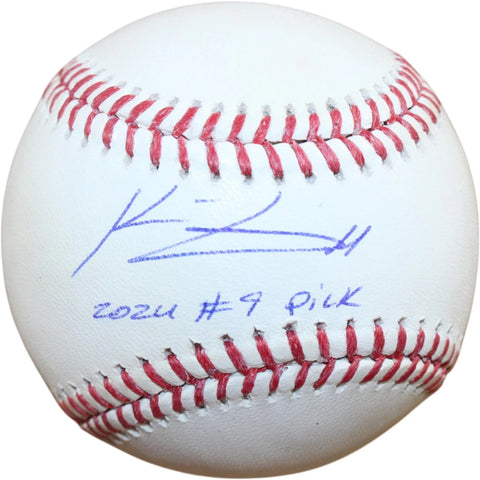 Konner Griffin Signed Pittsburgh Pirates OML '24 #9 Pick Baseball Fanatics 58308