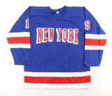 Jean Ratelle Signed New York Rangers Jersey (JSA COA) Hall of Fame 1985 / Center
