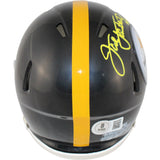 Jack Lambert Autographed Pittsburgh Steelers TB Mini Helmet HOF Beckett 54015