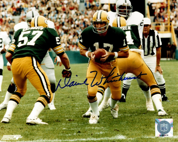 Packers Quarter Back DAVID WHITEHURST Signed 8x10 Photo #2 AUTO - Packers 77-83