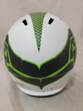 MATT HASSELBECK SIGNED SEATTLE SEAHAWKS F/S LUNAR ECLIPSE SPEED REP HELMET BAS