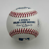 Autographed/Signed Denny McLain 31-6, 1968 Rawlings ROML JSA COA