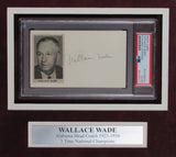 Alabama Football Coaches Signed Cards w/8x10 Photo Collage Framed PSA/DNA 199496