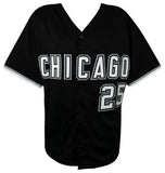 Andrew Vaughn (WHITE SOX) Signed Black Custom Jersey - (BECKETT COA)